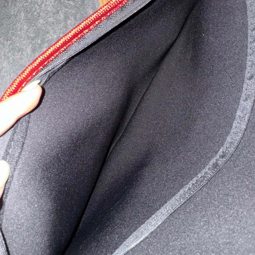 HP Laptop Sleeve Case 15 Inch Black Red Neoprene Zipper Front Pocket